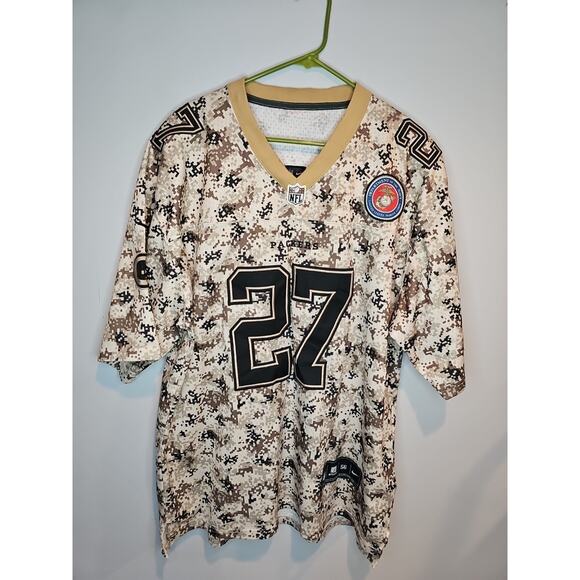 Eddie Lacy Packers Salute to Service Green Bay Packers Football Jersey Size 56 - Picture 1 of 10
